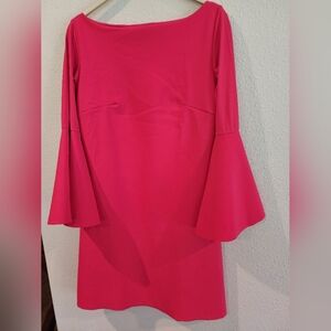 Chiara Boni La Petite Robe Natalia Bell-Sleeve Dress